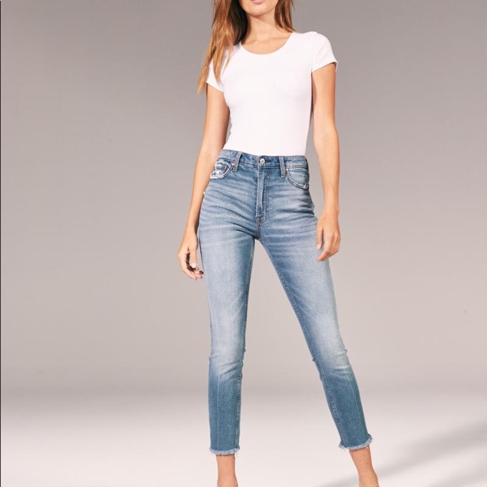 Abercrombie & Fitch Simone High Rise Slim Jeans